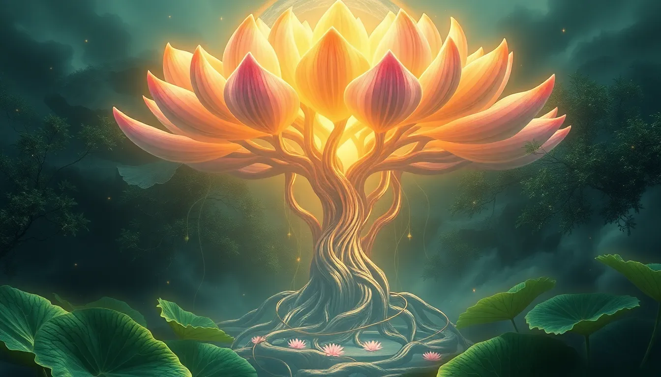 The Sacred Lotus Tree: Myths of Enlightenment and Purity